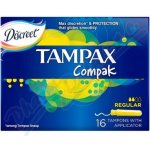 Tampax Pearl Compak Regular Tampony s Aplikátorem 16 ks – Zboží Dáma