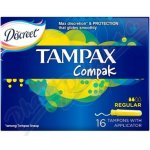 Tampax Pearl Compak Regular Tampony s Aplikátorem 16 ks – Hledejceny.cz