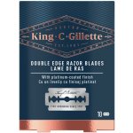 Gillette King C. Double Edge žiletky 10 ks – Hledejceny.cz