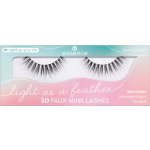 Essence Light as a feather 3D faux mink umělé řasy 01 Light Up Your Life 2 ks – Hledejceny.cz