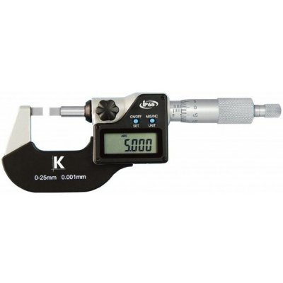 KMITEX Mikrometr na zápichy digitální 0-25mm/0,001mm KM7081_025