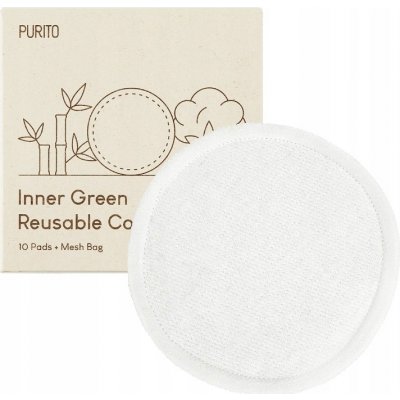 Purito Inner Green Reusable Cotton Rounds 10 ks – Zboží Mobilmania