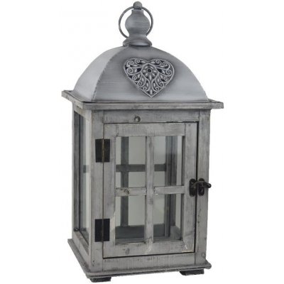 Dřevěná lucerna D7098/B – Zboží Dáma