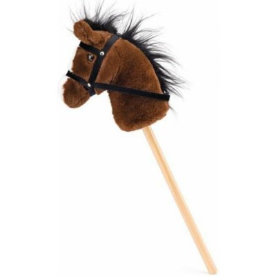 Hobby horse Bonnie Wiky tmavě hnědý kůň na tyči – Zboží Dáma
