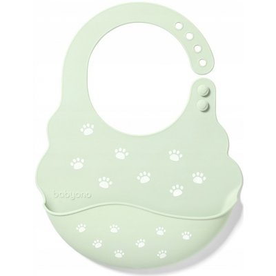 BabyOno silikonový bryndák zelený – Zboží Dáma