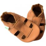 Hopi Hop kožené capáčky Barefoot sandálky koňakové – Zboží Mobilmania