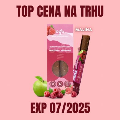 OGO Ovocná trubička jablko malina 30 g – Hledejceny.cz