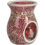 Aromatize mozaiková aroma lampa na čajovou svíčku červeno zlatá – Zbozi.Blesk.cz