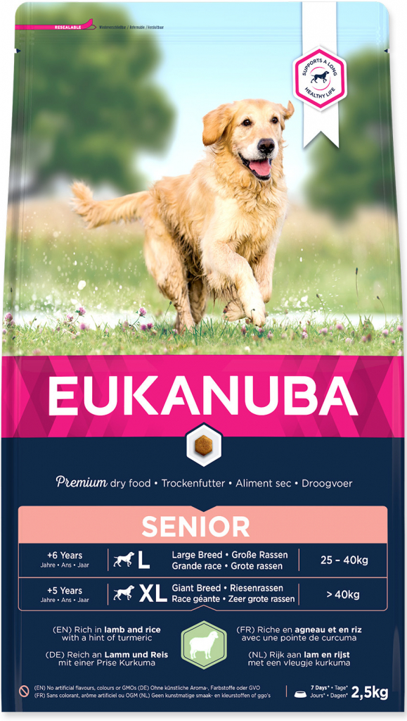 Eukanuba Senior Large & Giant Lamb 2,5 kg