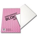 Bobo blok A4 kroužkový s horní spirálou linkovaný 50 listů – Zboží Dáma