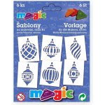 Papírové šablony MAGIC sada H1 Vánoční ozdoby – Zboží Dáma