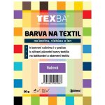 Texba barva na textil 20 g fialová – Zboží Mobilmania