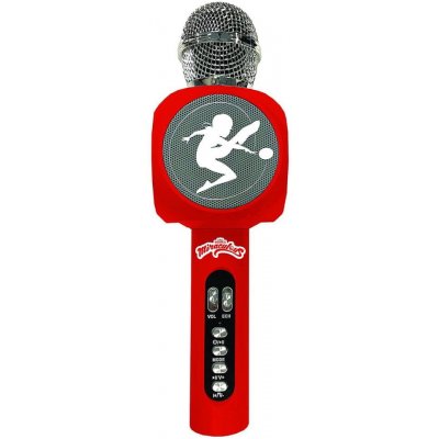 Lexibook Bezdrátový karaoke mikrofon Kouzelná Beruška s vestavěným reproduktorem a světelnými efekty – Sleviste.cz