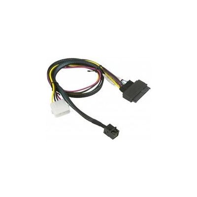 Supermicro 55cm MiniSAS HD SFF-8643 to U.2 PCIE SFF-8639 with Power Cable – Hledejceny.cz