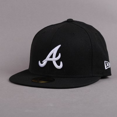 New Era 5950 MLB Basic Atlanta Braves Black White – Zboží Mobilmania