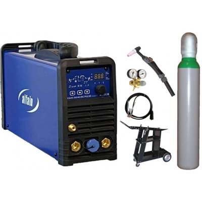 Alfa In Pegas 200 AC/DC Pulse Smart + TIG hořák + zem + ventil + lahev + vozík – Hledejceny.cz