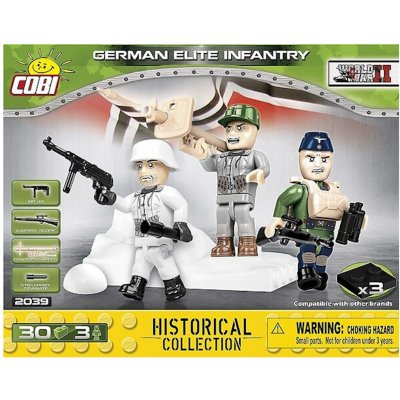 Cobi 2039 3 figurky s doplňky German Elite Infantry – Hledejceny.cz