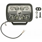 HELLA Univerzální levé / pravé přední světlo světlo (obdélníkový BLADE LED 12/24V 36W Š 222mm V 153mm D 58mm čirý hliníkový poziční světlo dálkové světlo délka kabelu 500 – Hledejceny.cz