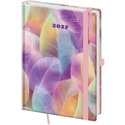 Vario A5 Týdenní 2027 Feathers – Zboží Dáma