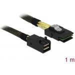 DeLock Kabel Mini SAS HD SFF-8643 1m černá83389 – Zboží Mobilmania