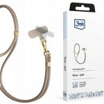 Béžové nastavitelné pouzdro na krk pro telefon/smartphone 3mk EasyClip Elite – Zboží Živě