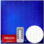 KIK KX5242_2 LED světelné záclony drát 3x3m 300LED multicolour – Hledejceny.cz