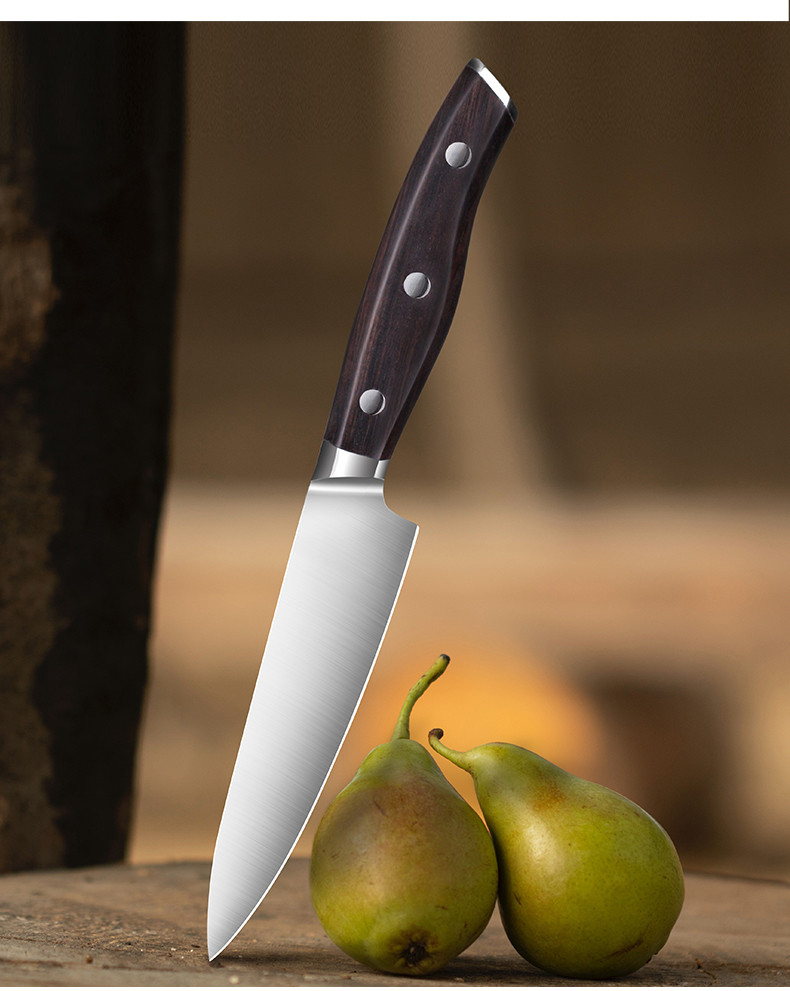 Swityf kuchyňské nože Nůž užitkový ebenové dřevo 12,5 cm