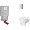 Kompletní WC sada GROHE Uniset s tlačítkem Skate Cosmopolitan SANI15BB2102