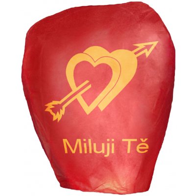 Létající přání Miluji tě – Zboží Dáma