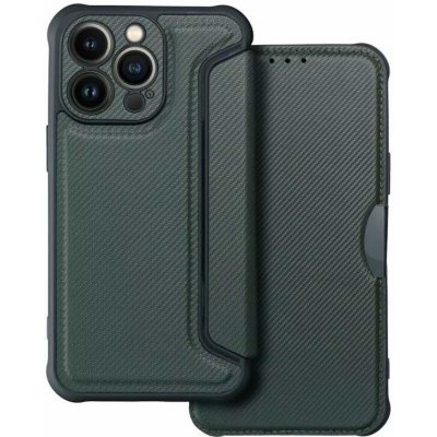 Coolcase Carbon Apple iPhone 13 Pro tmavě zelené