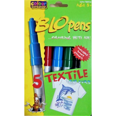 Foukací fixy na textil Centropen 1539 sada 5 ks – Sleviste.cz