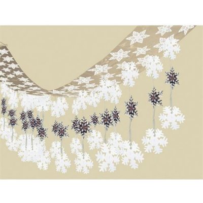 Závěsná girlanda vločky Let it Snow 365 x 30 cm – Zboží Mobilmania