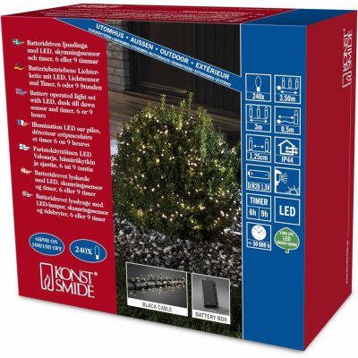 Konstsmide Cluster 3734-100 venkovní mikro LED řetěz 240 LED, teplá bílá – Hledejceny.cz