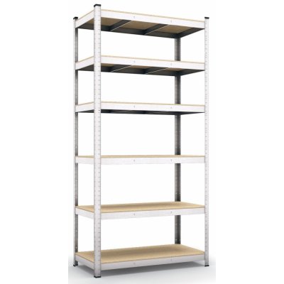 Tvujregal Regál Economy 220 x 90 x 40 6 polic pozink – Zboží Dáma
