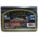 Knossos Řecké olivové mýdlo černé s bentonitovou hlínou 100 g – Sleviste.cz