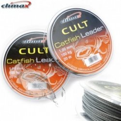 CLIMAX šňůra Cult Catfish Leader 20m 1,30mm 135kg žlutá