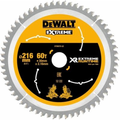 DeWALT DT99570 Pilový kotouč 216x30mm 60z FLEXVOLT – Zbozi.Blesk.cz