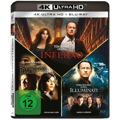 Dan Brown kolekce Šifra mistra Leonarda, Andělé a démoni, Inferno 4K UHD – Hledejceny.cz