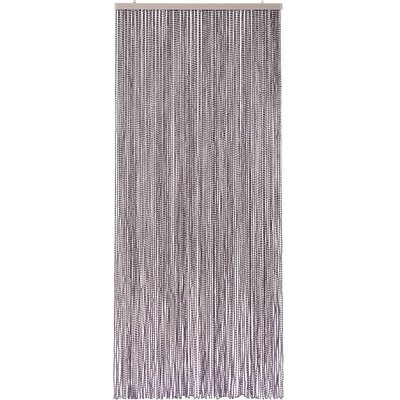 Závěs do dveří BEAD tmavě šedý 90x200cm – Hledejceny.cz