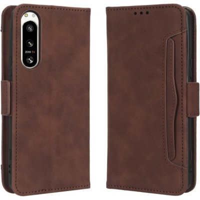 VSECHNONAMOBIL 53365 SLOT Peněženkový obal pro Sony Xperia 5 IV hnědý – Zboží Živě