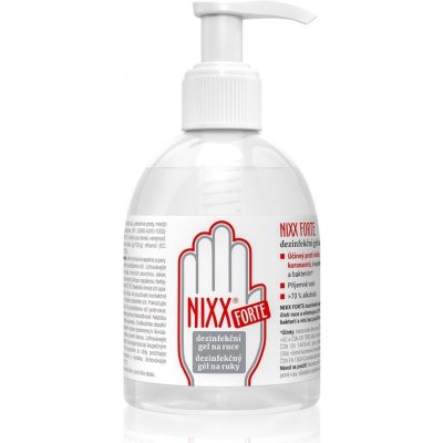 Nixx Forte Dezinfekční gel na ruce s dávkovačem 250 ml