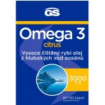 GS Omega 3 citrus 3000 mg 60 + 30 kapslí – Hledejceny.cz