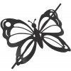 Záclona Douceur d'intérieur Černý motýl opona klip, 1 kus