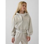 GAP dětská oversize mikina s logem VintageSoft šedá – Zboží Mobilmania