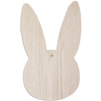 Eulenschnitt Velikonoční dekorace Rabbit Natural set 8 ks, přírodní barva, dřevo