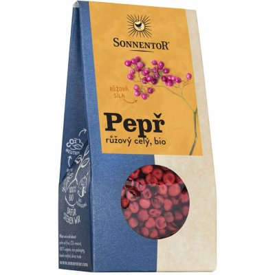 Sonnentor Pepř růžový Bio celý 20 g – Zboží Dáma