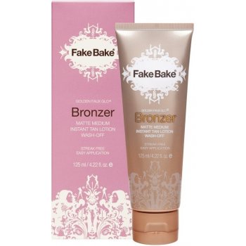 Fake Bake Shimmer třpytivé samoopalovací mléko odstín Shimmer Medium (Instant Tan Lotion, Wash-off) 125 ml