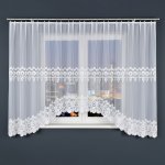 Dekorační oblouková dlouhá záclona na žabky DARIA 175 bílá 450x175 cm MyBestHome – Hledejceny.cz
