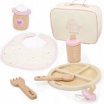 Viga PolarB Dřevěná taška na krmení pro panenky s lahvičkou a bryndákem – Zboží Dáma Viga PolarB Dřevěná taška na krmení pro panenky s lahvičkou a bryndákem – Zboží Dáma