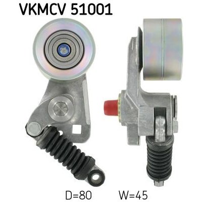 Napínák, žebrovaný klínový řemen SKF VKMCV 51001 – Zboží Mobilmania